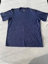 PATAGONIA Med Short Sleeve Capilene Lightweight Breathable Made in USA Flaw