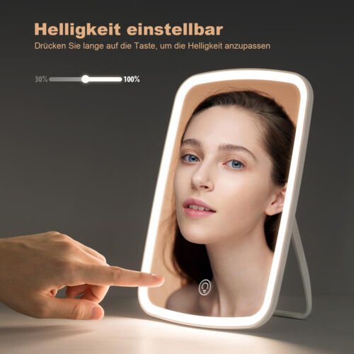 Specchio illuminato a LED specchio per trucco con illuminazione LED dimmerabile specchio per trucco - Foto 5 di 12