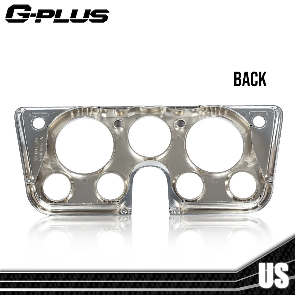 Fit For 1967-1972 Chevy C10 C20 Truck Dash Bezel Chrome 7 Hole Plastic Part New Foto 2 de 4