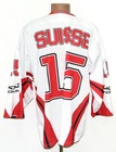 SWITZERLAND NATIONAL TEAM ICE HOCKEY SHIRT JERSEY SIZE XL ADULT #15