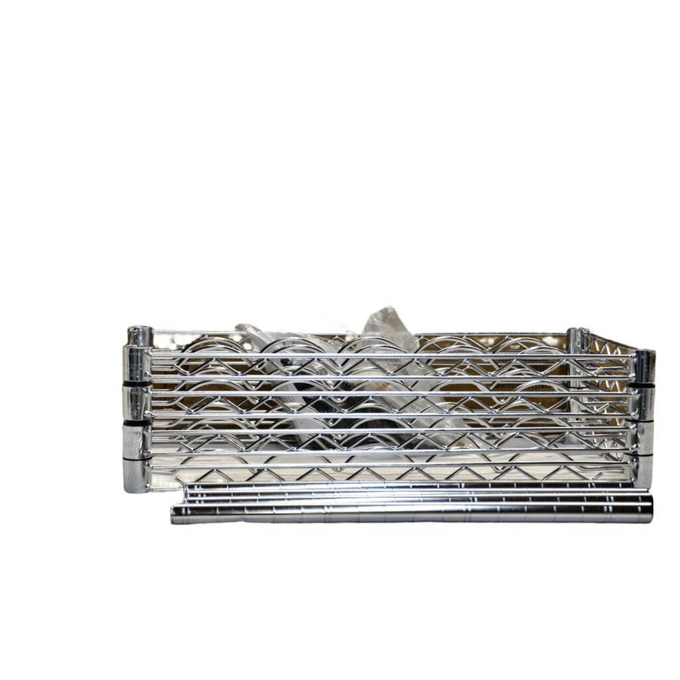 Seville Classics SHE05120 20-Bottle Chrome Wine Rack Foto 3 de 4