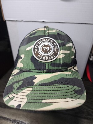 Taylormade Golf Company Camo Trucker Mesh Snap-back Cap Hat