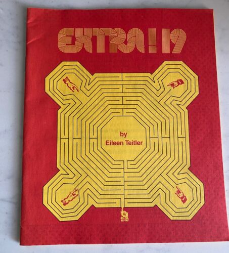 1975 Unused EXTRA! 19 Level 19 Series R Macmillan Reading Program workbook USA