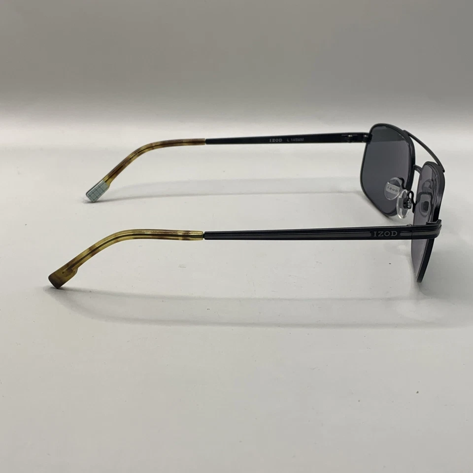 Очки солнцезащитные Izod CV IZ 788 57-16-145 матовые черные металлические оправы - Изображение 3 из 4