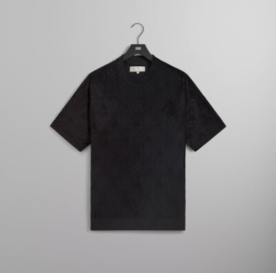 シャツ KITH Tilden Crocket Tee Black Kith Tilden Crotchet Tee Shirt Black Size M Summer 2024 | eBay