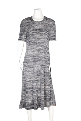white midi split dress Puff Sleeve Split Hem Midi Dress - Women's Formal & Casual Midi Dresses -  White - Dresses