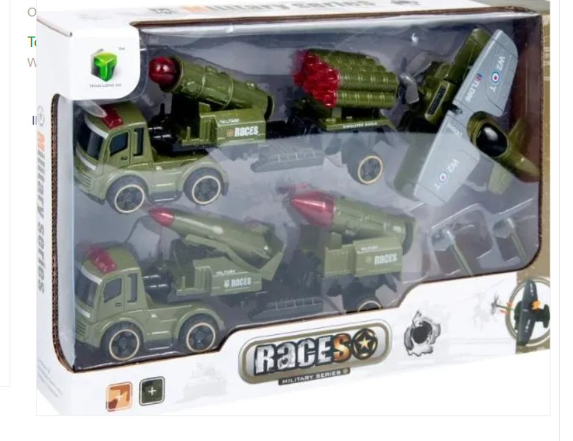 Playset Military Races Rocket Launcher Plane Army Commando Model Gift Toy