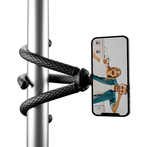 Magnetic Plate Super Flexible Phone Tripod for iPhone / Samsung / Google - 第 3/15 張圖片