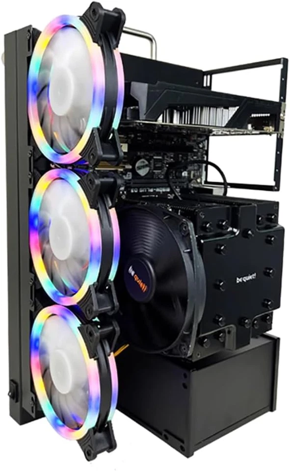 Mini ATX MATX ITX PC Test Bench Open Air Frame DIY Case Portable Vertical GPU Mi - Image 3 of 4