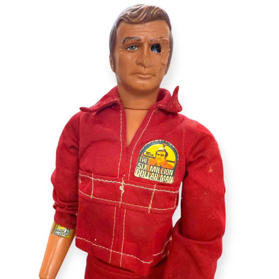 FIGURA RARA VINTAGE 1975 KENNER SIX MILLION DOLLAR MAN 12" con accesorios Foto 3 de 4