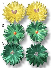 Handmade Girls Hair Bows / Pair