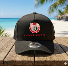 Chuck E. Cheese Embroidered Trucker Hat Adjus...