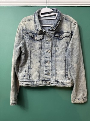Trend One Jeansjacke Damen Große. Hellblau. SKU 70120