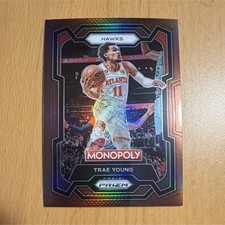 2023-24 Panini Prizm Monopoly Brown Prizm Trae Young #4 /249 Atlanta Hawks