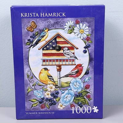Summer Birdhouse Puzzle 1000 Pieces 20'' x 27'' Krista Hamrick