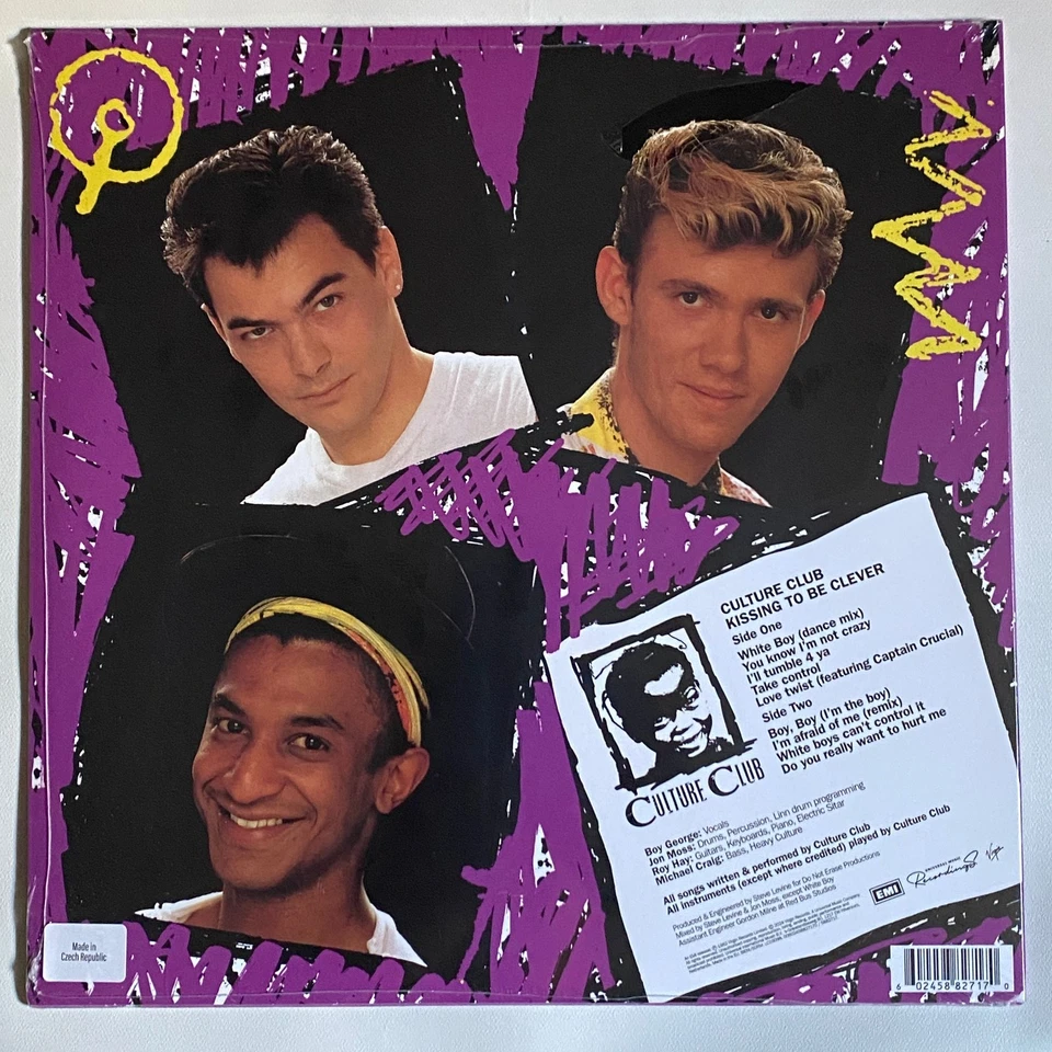 CULTURE CLUB - KISSING TO BE CLEVER YELLOW VINYL BARNES & NOBLE EXCLUSIVE Foto 2 de 2
