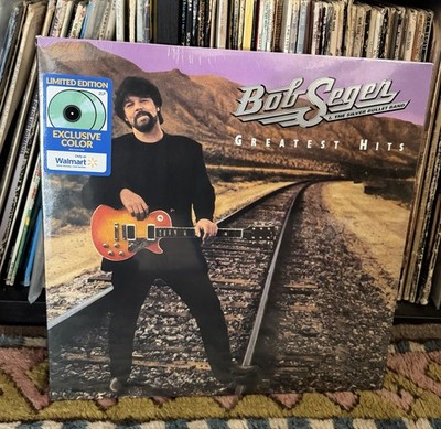 Bob Seger & the Silver Bullet Band Greatest Hits Walmart Clear Green Vinyl 2xLP