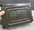 WW2 Early Production Cal 30 M1 Ammo Box Can .United Mfg Military Army