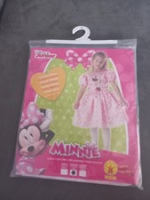 Robe Deguisement Minnie Disney 5/6 Ans Princesse Fille Enfant