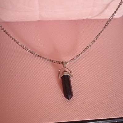 Black Crystal Sparkle Pendant Necklace Chain Women s Jewelry