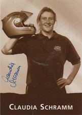 Claudia Schramm (Bob, srebro Euro 2004), sygn. AK