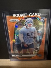 2024 Panini Prizm Rookie J.C. Latham #334 Tennessee Titans Orange Ice Prizm