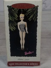 1994 HALLMARK Barbie Doll Debut 1959 Striped Swimsuit 1 In Series