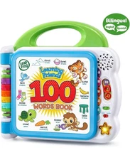 Leap Frog Learning Friends 100 Words Book Learning English Espanol Bilingual