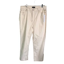 NWT House of Harlow 1960 Super High Rise Straight Jeans Stone Color Size 32"