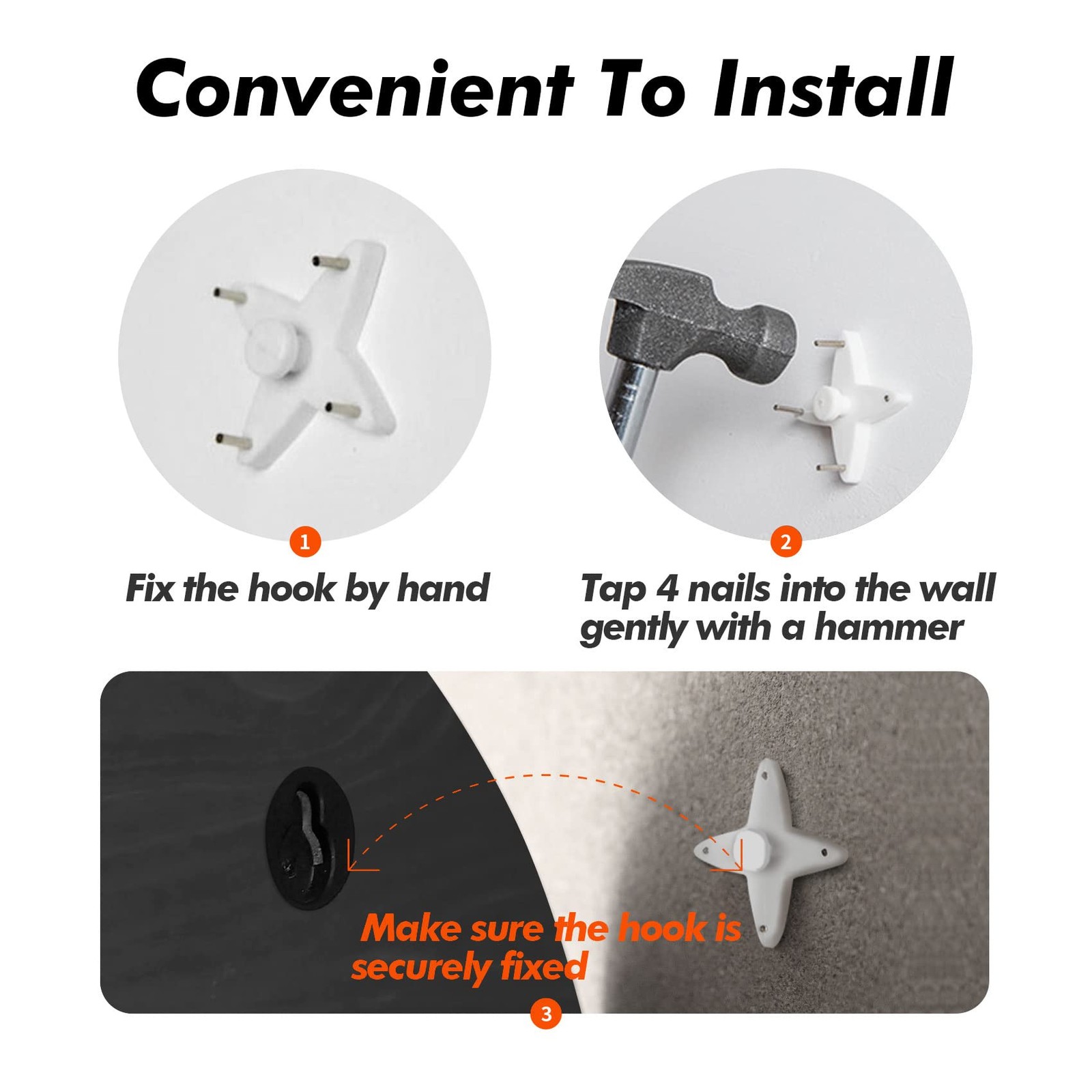 Smart Digital Wall Clock Large Display with Temperature 12/24H Time Wooden Cl...