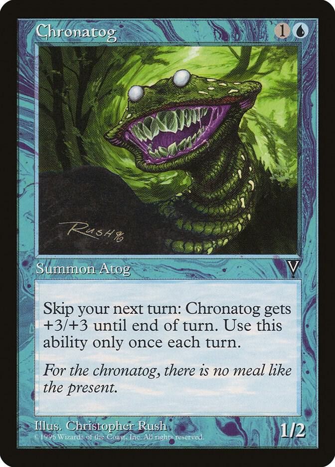 Chronatog - Visions Rare Sinlge Magic: The Gathering