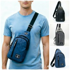 Herren Brusttasche Umhängetasche Crossbody S...