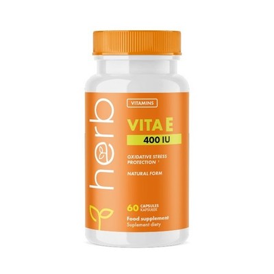 Vitamin E 400 IU 60 Kapseln die Immunität Herb