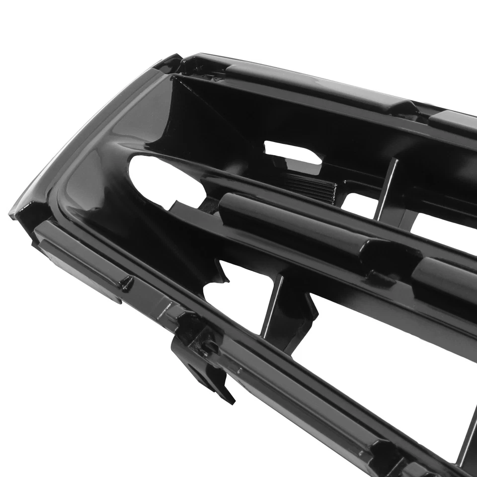 Para 06-08 Acura TSX Estilo OE Negro Mate Parachoques Delantero Rejilla con Emblema Provisión Foto 3 de 4