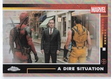 2025 Topps Chrome Deadpool & Wolverine - A Dire Situation Refractor #92