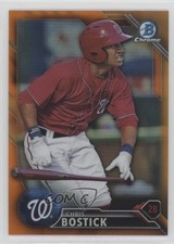2016 Bowman Chrome Prospects Orange Refractor 22/25 Chris Bostick #BCP140 2f9