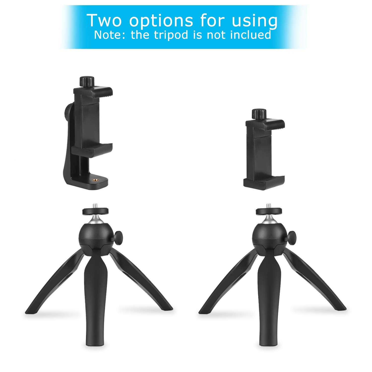 SharingMoment Premium Smartphone Holder/Vertical and Horizontal Tripod Mount ...