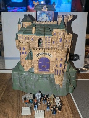 Vintage Polly Pocket Harry Potter Hogwarts Castle 2001 Mattel With Figures Read