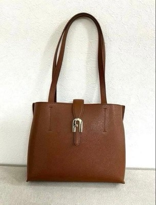 FURLA Tote Bag Shoulder Bag Brown