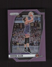 2024 Panini Prizm WNBA #124 Rebecca Allen Purple Prizms #/149
