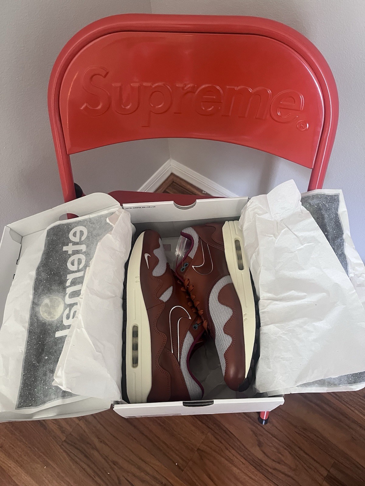 Nike Patta x Air Max 1 Dark Russet, Size 12 image 4