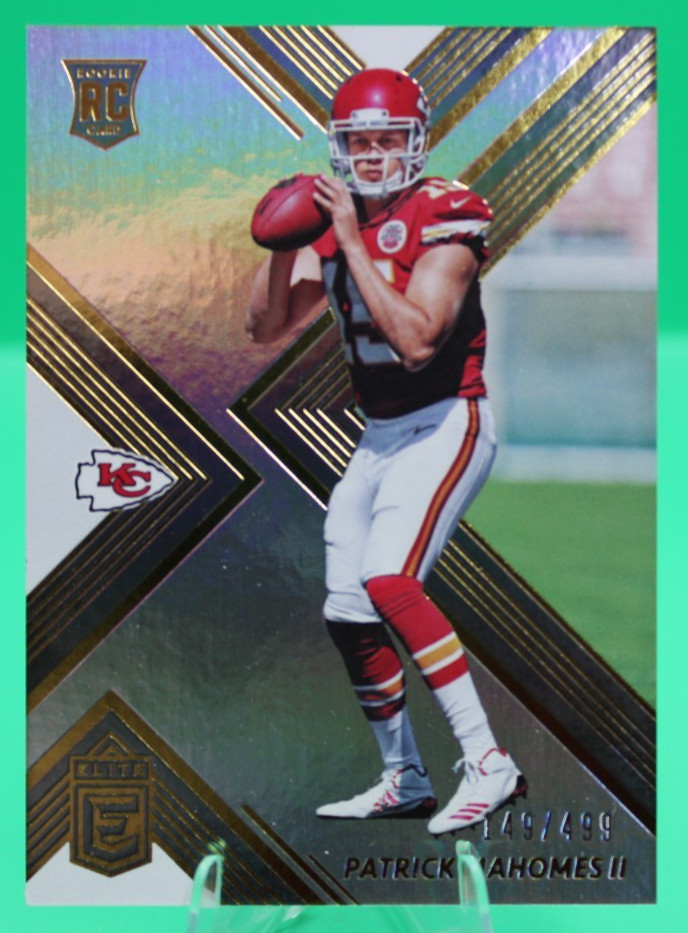 2017 Panini Donruss Elite /499 RC Patrick Mahomes II No.155