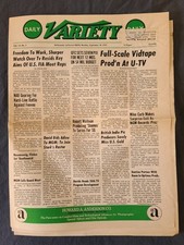 March 28 1973 Daily Variety Magazine Liza Brando Joel Godfather