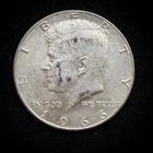 40% Silver 1966 Kennedy Half Dollar - 08-44