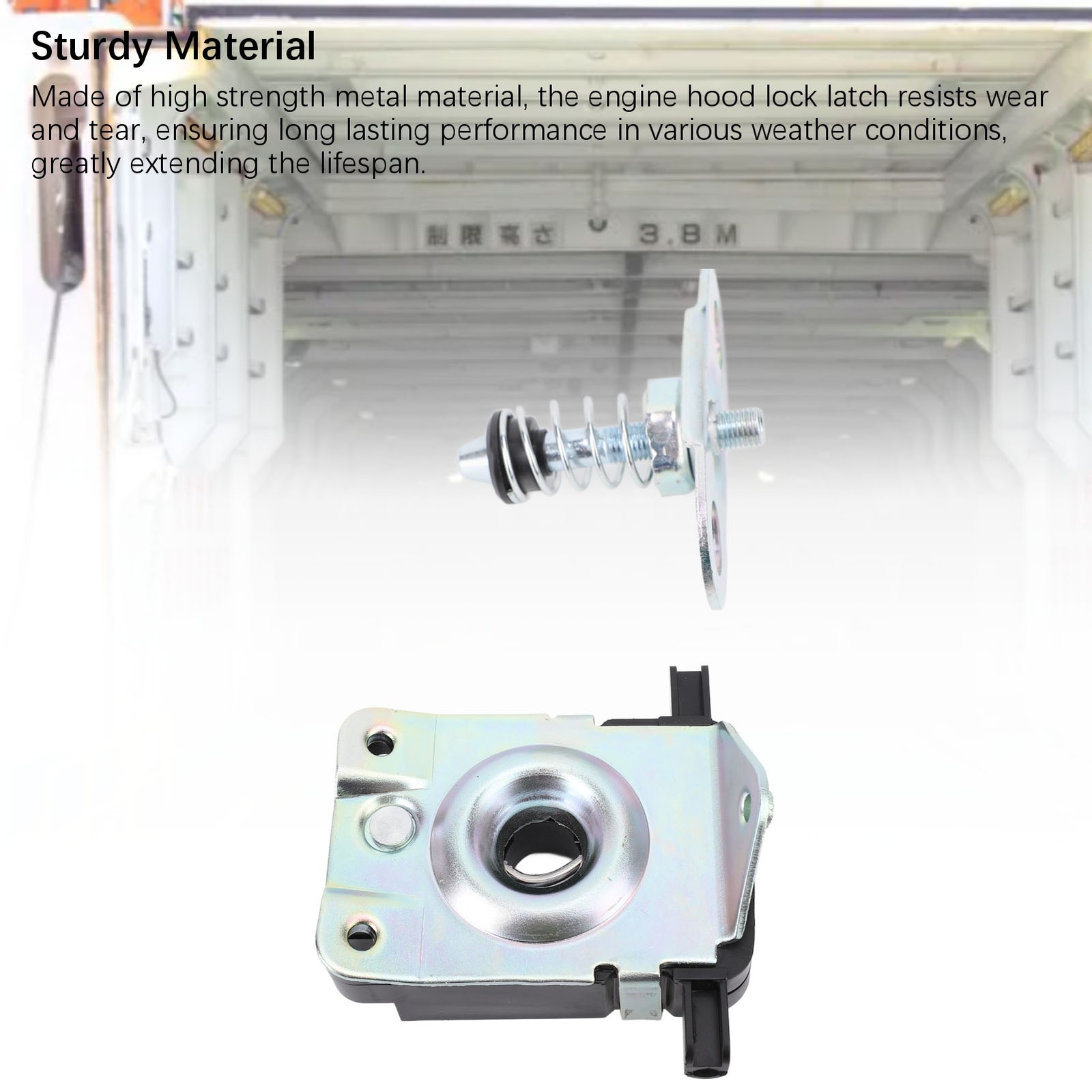 2Pcs Metal Hood Catch Lock Assembly Safety Enhanced Front Hood Latch E39 E46 E ;