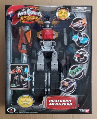 POWER RANGERS OPERATION OVERDRIVE DUALDRIVE MEGAZORD A  2007  MINT IN SEALED BOX