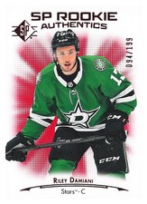 2021-22 SP Red #126 Riley Damiani Rookie Card 094/199. rookie card picture