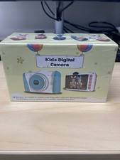 Kids Digital Camera X8 Pink Red White 1080P Rechargeable Travel Photo and Video