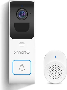 Wireless Video Doorbell Camera 4MP HD 2-Way Audio Motion Detection No Monthly