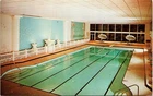 Postcard PA Mt. Pocono Mount Airy Lodge Indoor Swimming Pool 1964 V216